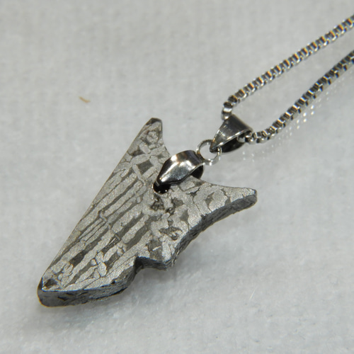 宇宙の記憶！生から作ったギベオン隕石系の特大アルタイ隕石ペンダント