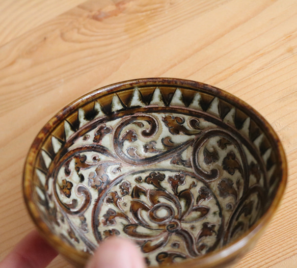 泰國青瓷小碗碗 9.5 公分陶瓷 1 件 celadon-003 第8張的照片
