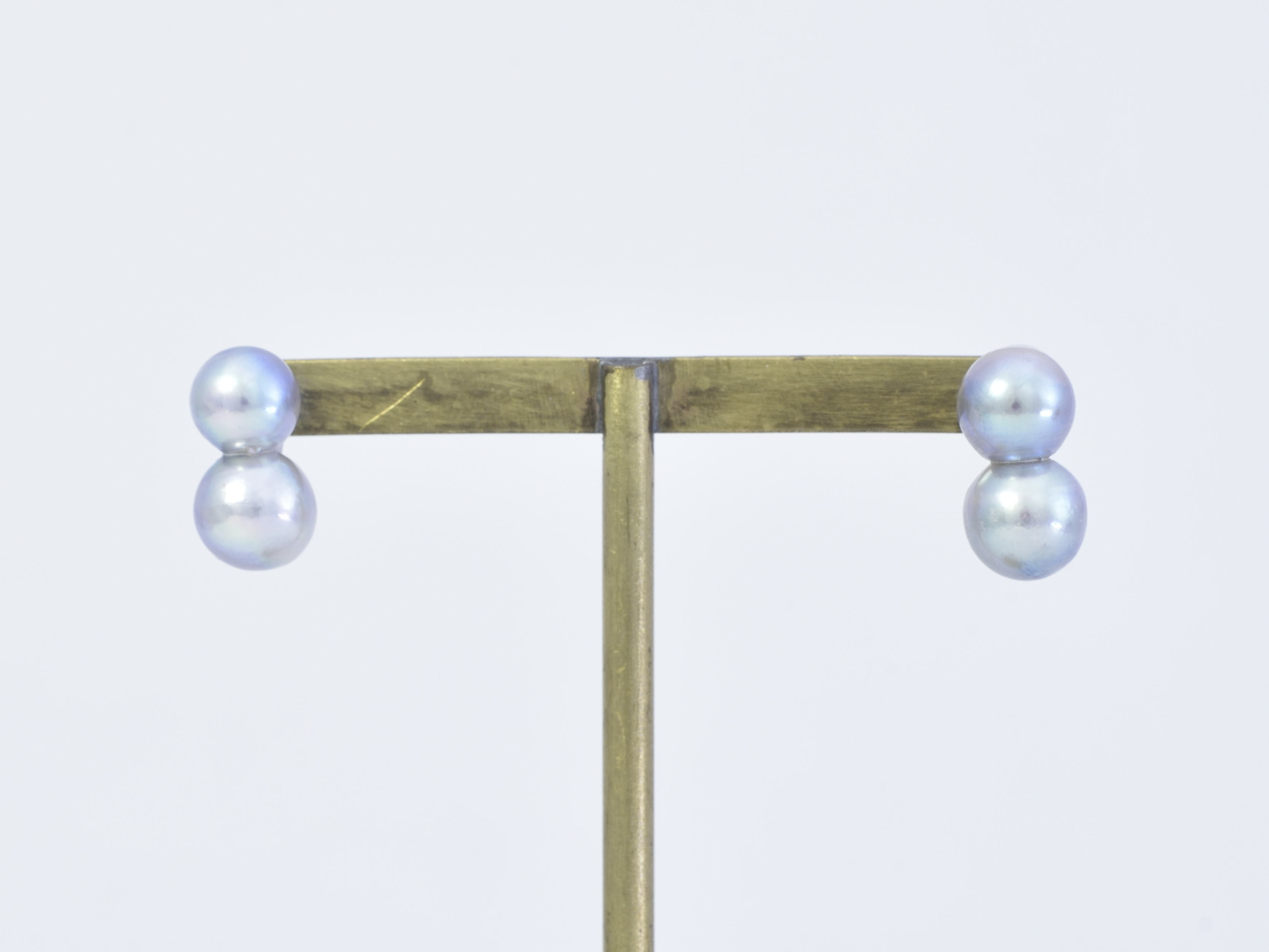 Akoya pearl / K14WG Pierce 【Studs pierce】
