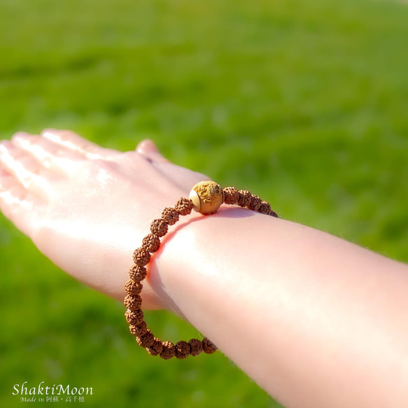 【宝珠 皇帝龍 守護本尊 龍彫 最強の運気アップのお守り！ 中12mm ひと粒神様ブレスレット】レア・希少！5mm・6m 3枚目の画像