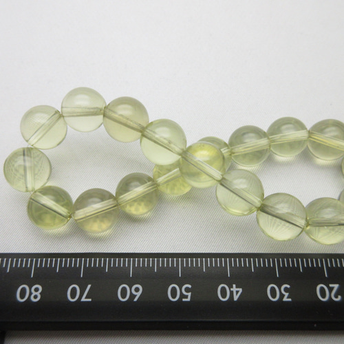 レモンクォーツ〈硫黄水晶/レモン水晶〉ブレスレット】/size(約