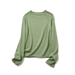 ★立即出貨★ 一年四季都愛！超人氣棉質針織系列。簡約時尚，我的必備針織衫。淺綠色。 230214-2 第7張的照片