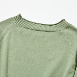 ★立即出貨★ 一年四季都愛！超人氣棉質針織系列。簡約時尚，我的必備針織衫。淺綠色。 230214-2 第8張的照片
