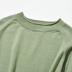 ★立即出貨★ 一年四季都愛！超人氣棉質針織系列。簡約時尚，我的必備針織衫。淺綠色。 230214-2 第2張的照片