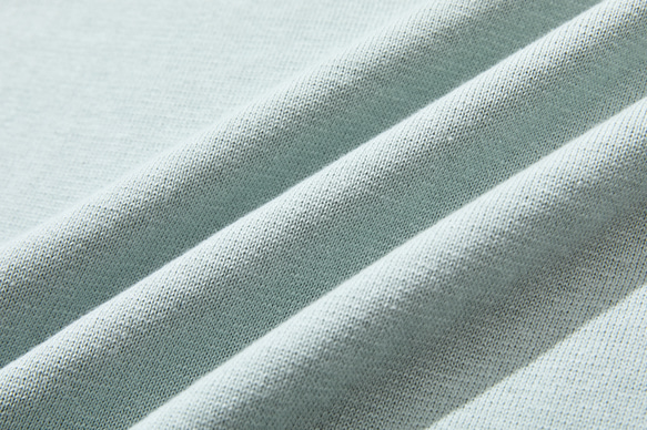 超流行的棉針織系列，適合全年使用。簡單又時尚，我的標準針織 淡藍綠色 230214-3 第7張的照片