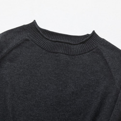 ★現貨★ 一年四季都備受歡迎！超人氣棉質針織系列。簡約時尚，我最愛的深灰色針織衫（230214-5）。 第2張的照片