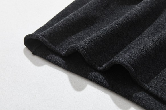 ★現貨★ 一年四季都備受歡迎！超人氣棉質針織系列。簡約時尚，我最愛的深灰色針織衫（230214-5）。 第5張的照片