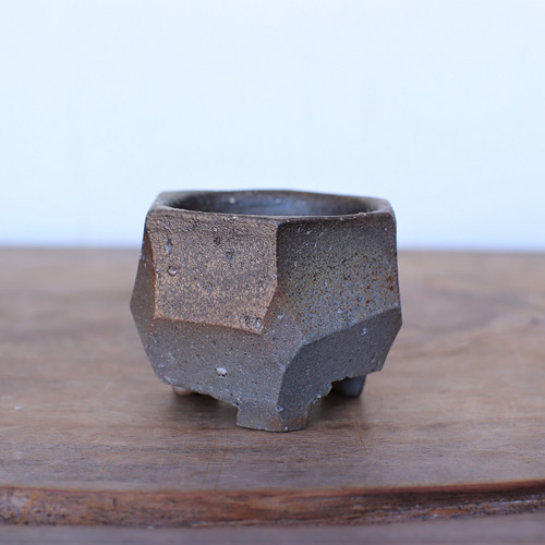 備前焼 ぐい呑み　3客 ぐい呑み3個(備前焼と萩焼？) - メルカリ