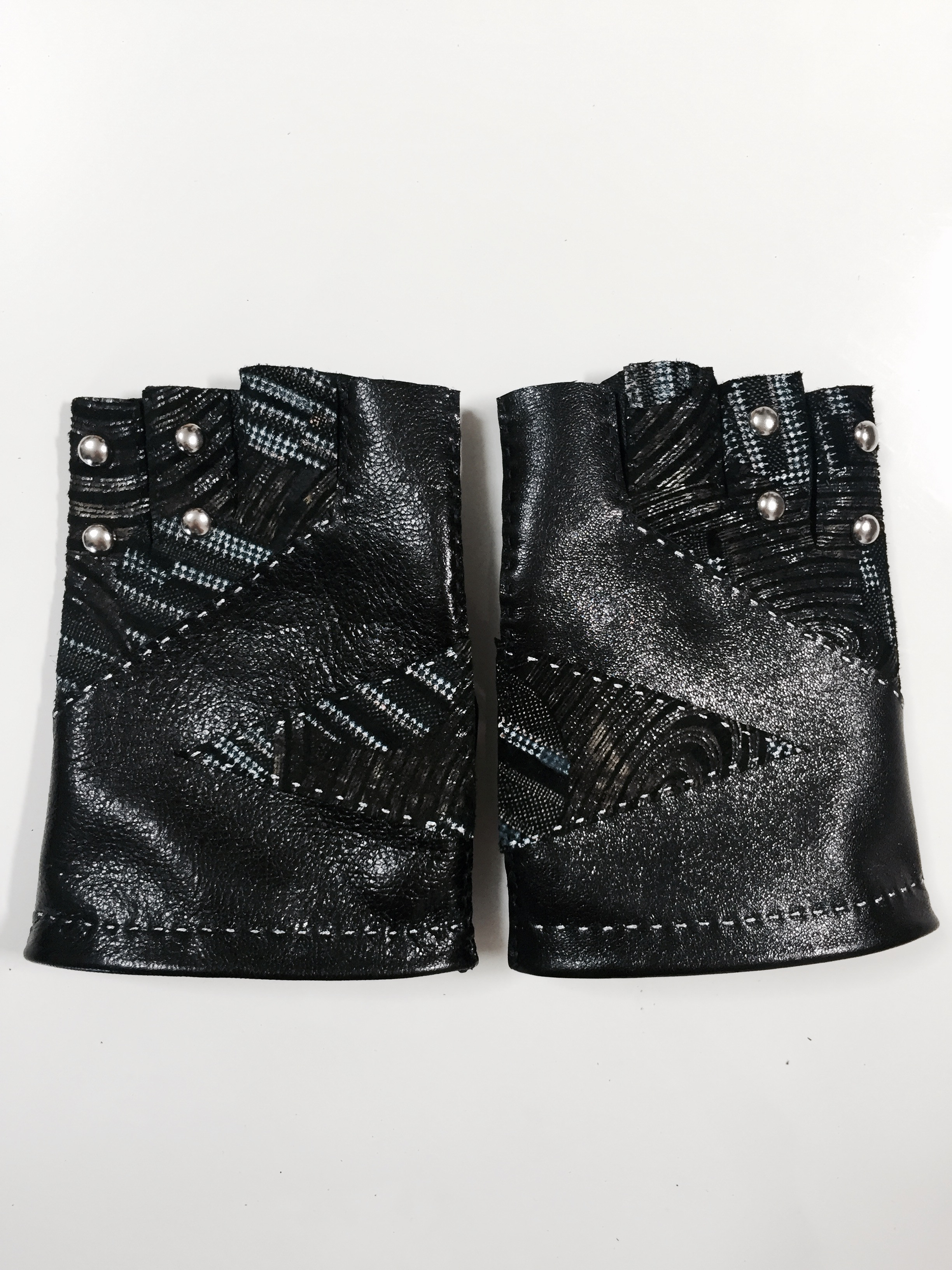 手袋/革製 [nonparallel] geometric ver.