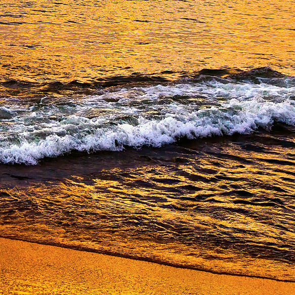 Ocean ゴージャス カラフル サンセット ビーチ / インテリアポスター 海外アート / 4721 5枚目の画像