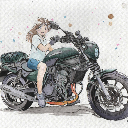 バイクイラストまとめ | コサカダイキ | イラストレーター