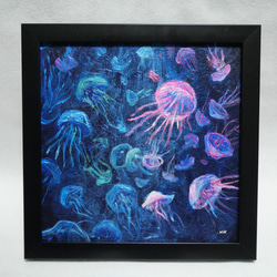 絵画 （大型117cm） 美術品 　クラゲ　油絵　日本画　額縁 大歳克衛（おおとしかつえ）「シャルトル風景」 油絵 額縁外寸
