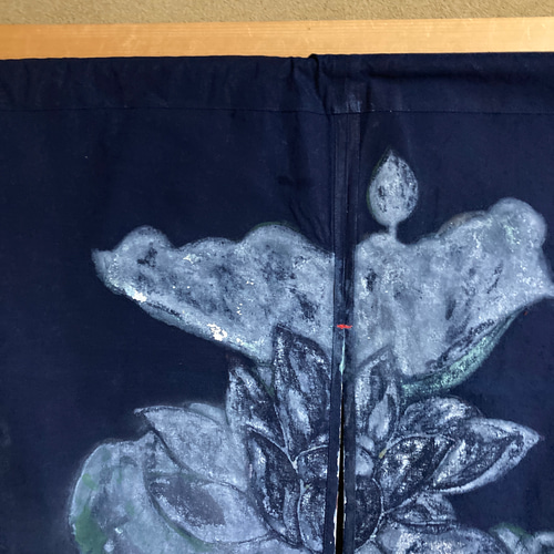 藍染めBATIKのれん　ロータスーＡ　Ｓサイズ image_7391650c-5af1-40b0-81f7-
