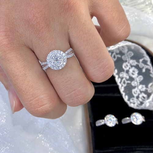 天然ダイヤモンドリング1ct k18 指輪・リング パール大好き(購入前に 