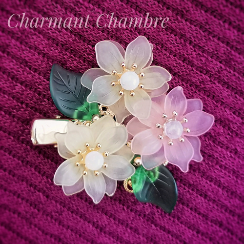 ❁クリップブローチ❁君との思い出の花束 〜 Souvenir