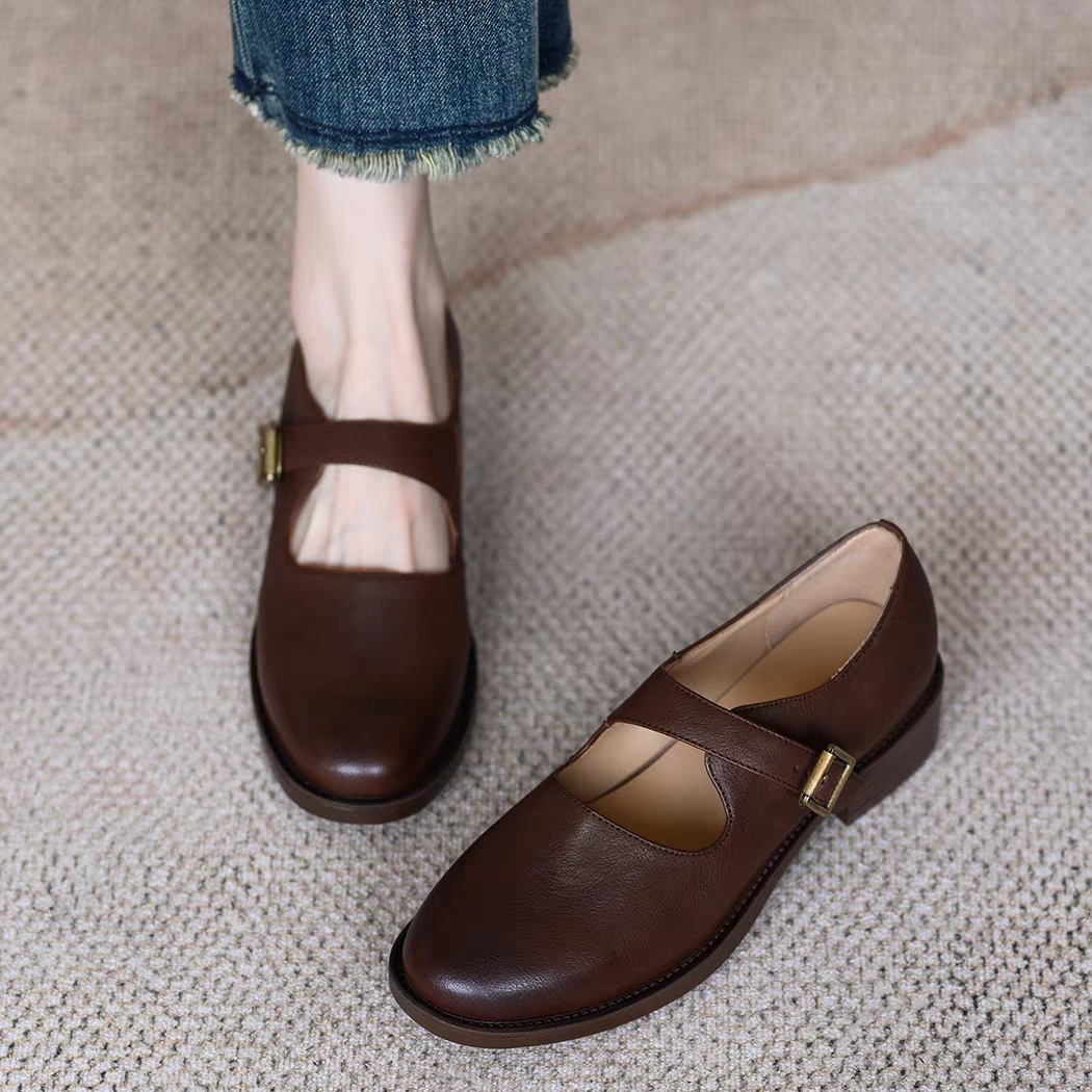 メリージェーンシューズ 柔らかい ローヒール パンプス 幅広パンプスレディース 消臭 防臭 仕事 25.5 26