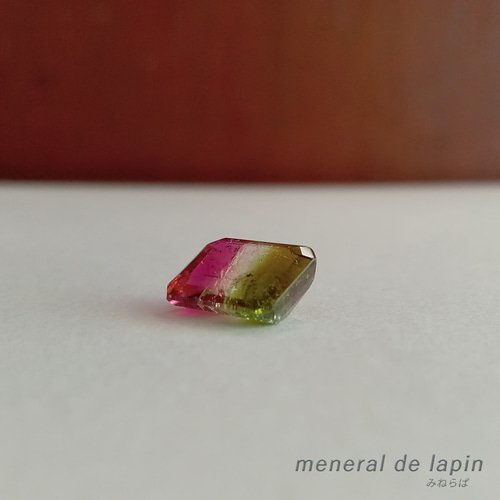 バイカラー トルマリン ルース 2.85カラット 天然石 mineral de