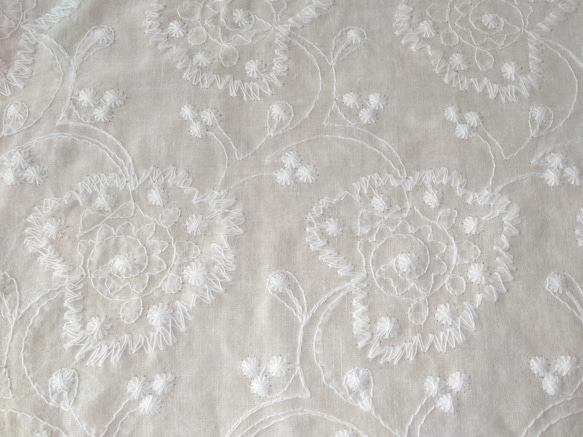 オーガニックコットン　植物刺繍　楽なブラジャー３ 4枚目の画像