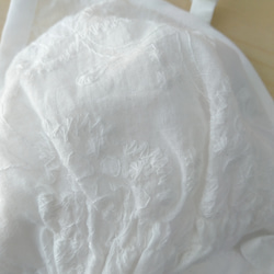 オーガニックコットン　植物刺繍　楽なブラジャー３ 5枚目の画像