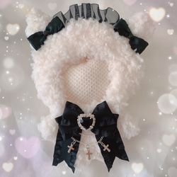 10-14cm ぬいぐるみ用 着ぐるみ ぬい服 ねこ チェック