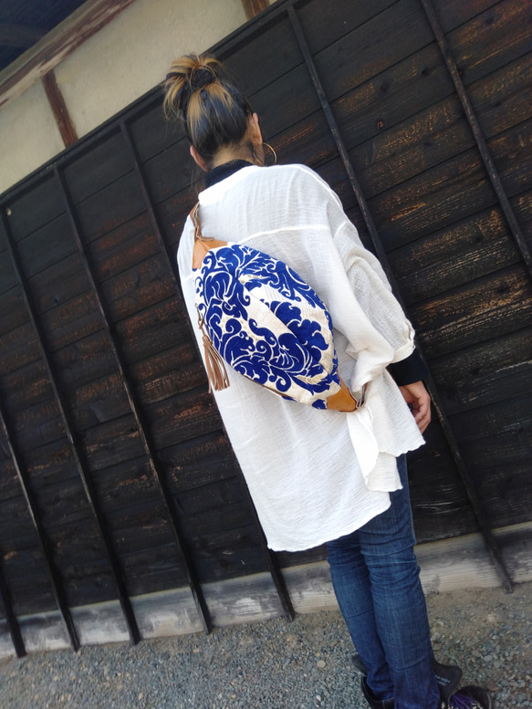 MoroccoPolyhedronBag*WhiteBlue,GrayRed,Gold,White* 6枚目の画像