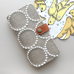 ミナペルホネン コドモのネックウォーマー タンバリン×スリーピング