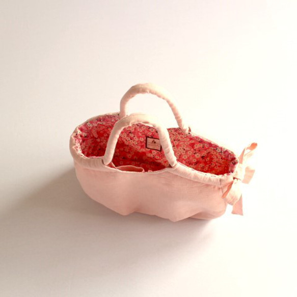 バッグの中で桜が満開♪　リバティのリボンバッグ（受注制作） 15枚目の画像
