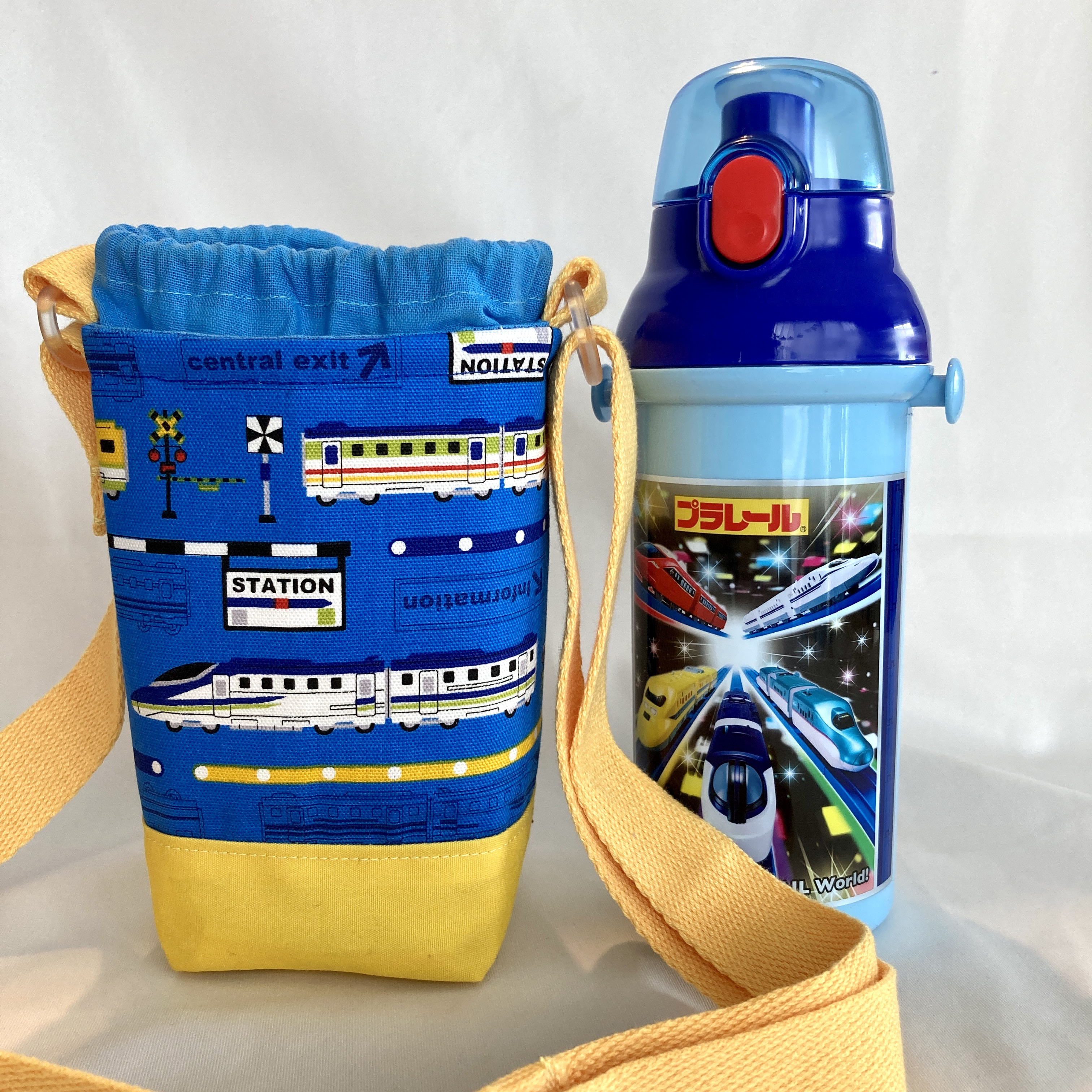 保温保冷 スケーター480ml 水筒カバー 新幹線柄 水筒ショルダー