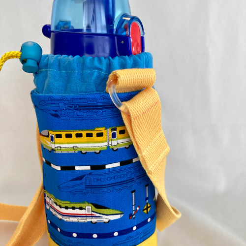 保温保冷 スケーター480ml 水筒カバー 新幹線柄 水筒ショルダー 入園