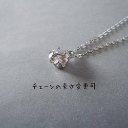 【本物品質証明書付き】0.5ｃｔ5ｍｍモアサナイトネックレスシルバー/サージカルステンレス/ダイヤ/高品質 3枚目の画像