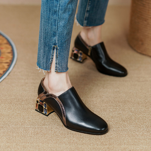 ☆サイズ交換可能☆ お洒落なデザイン ヒールパンプス ☆サイズ交換可能☆ お洒落なデザイン ヒールパンプス