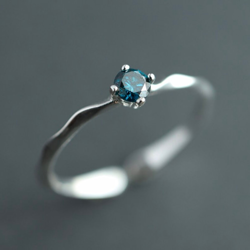 プラチナブルーダイヤペアリング マリッジリング 結婚指輪 送料無料 