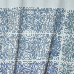 「無限大華」オーガニックコットンTシャツ(半袖)ブルー　Sサイズ 3枚目の画像