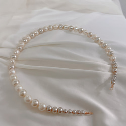 Antique pearl hairband 12枚目の画像