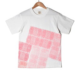 「無限大華」オーガニックコットンTシャツ(半袖)ホワイト Sサイズ 2枚目の画像
