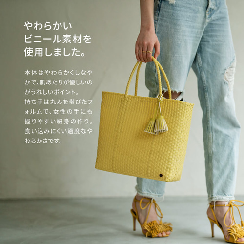 MERCADO BAG - MINI CHECK - Gold / White (M) | Letra｜レトラ