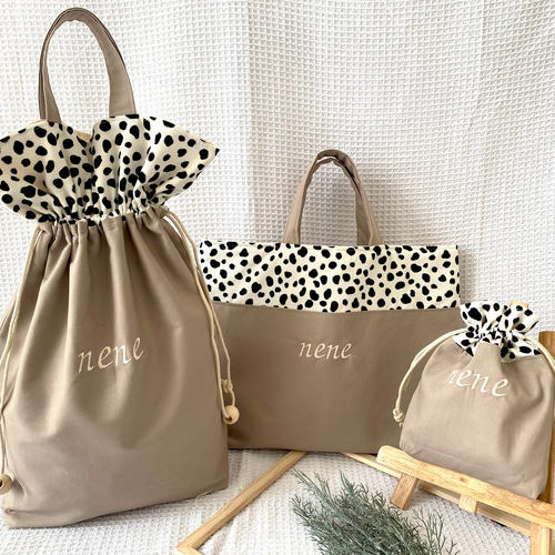 オーダーメイド 入園入学グッズ レッスンバッグ 体操服入れ 巾着 オーダーメイド 入園入学グッズ レッスンバッグ 体操服入れ 巾着