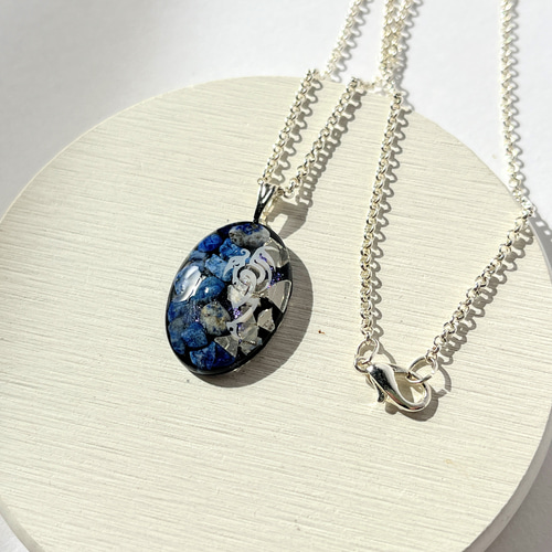 ドラゴン【心】の欠片☆ / ラピスラズリ / レジン / メンズ