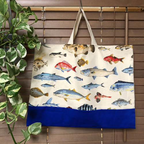 人気デザイナー お得な5点セット 入園入学 お魚大好き！ 幼稚園 小学生 保育園 手提げ・レッスンバッグ・入園グッズ