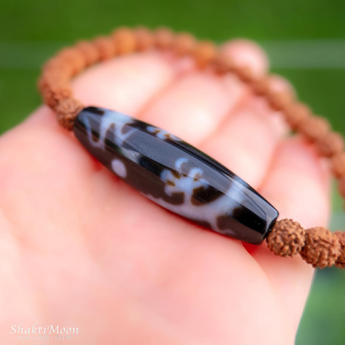 レア・希少！宝珠 皇帝龍天珠(五爪龍神) 至純高級天珠】ルドラクシャ