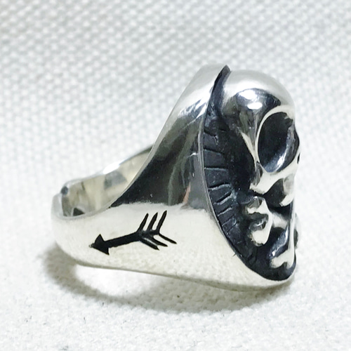 スカルクロスボーン シルバーリング シルバーアクセサリー