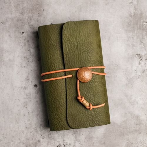 レトロ風ハンドメイド手帳カバー トラベラーズノート ミネルバボックス