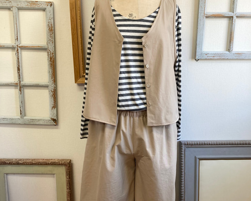 BEAUTY&YOUTH ベージュ ビジネスセットアップ　上下セット メンズのジャケット / スーツ / セットアップ（ベージュ