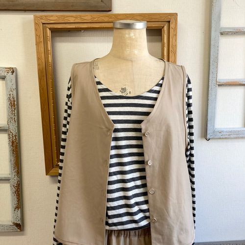 セール価格☆上下セットアップ❤️ベストとワイドパンツ