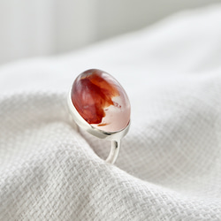 [flower fishのlimonite in quartz]ring 2枚目の画像