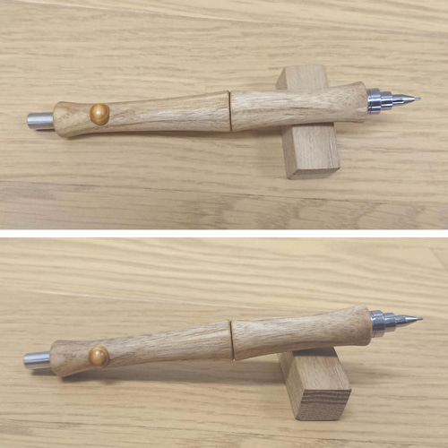 ヨアヒム3491】完成しました。木軸 手作り 木のシャープペンシル