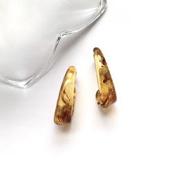 ❤️再販セット❤️  べっ甲カラー　樹脂　イヤーカフ　　　　両耳用♪ 1枚目の画像