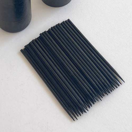 観象ミニ易入門セットblack-筮竹・筮筒・算木・太極・ケロク器