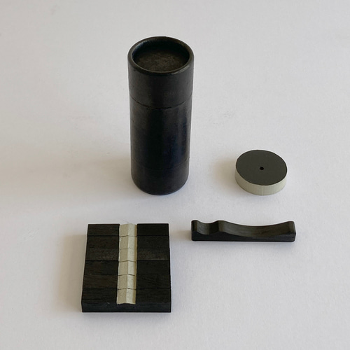 観象ミニ易セットblack／筮竹・算木・筮筒・太極・ケロク器 その他雑貨
