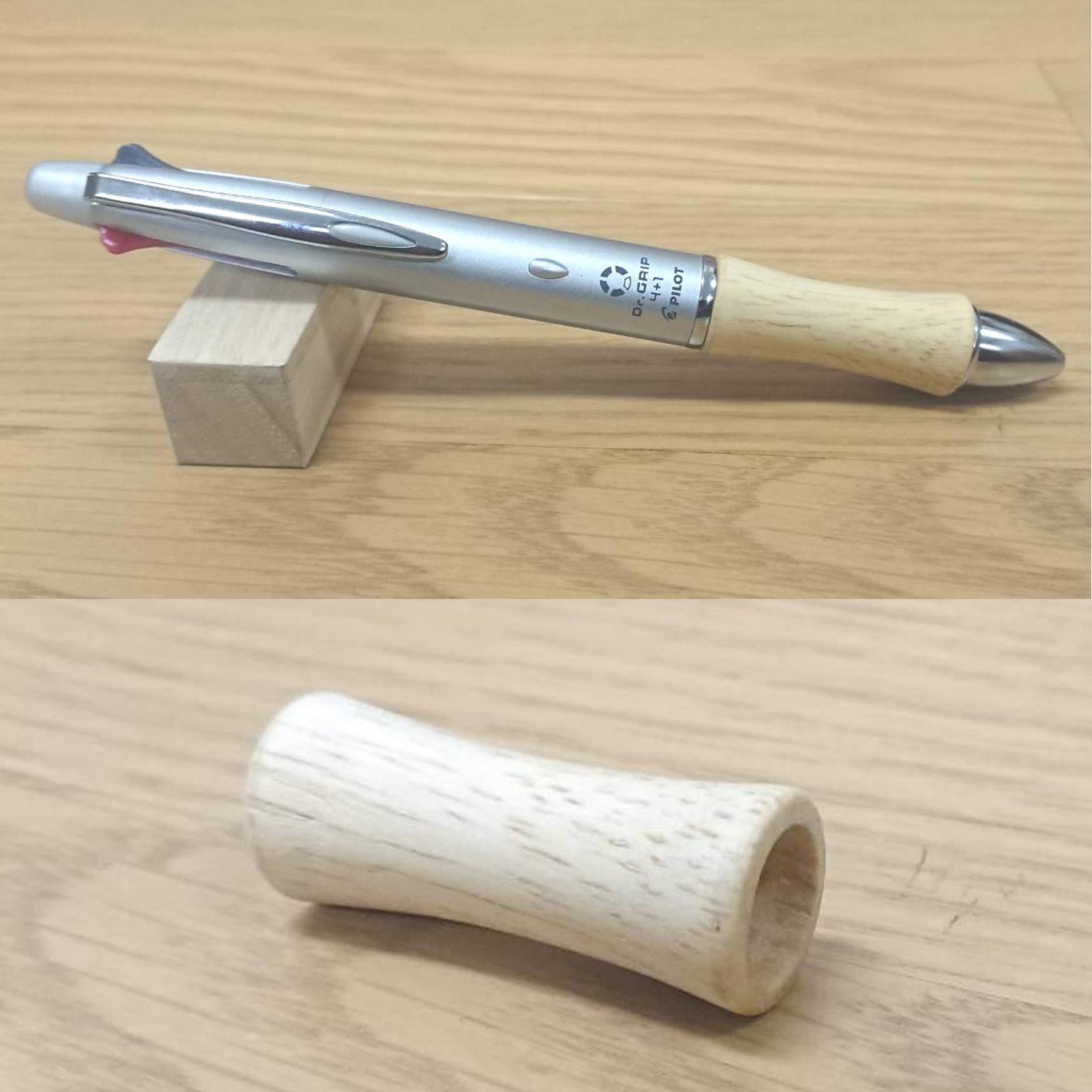 ドクターグリップ 4+1 木軸 41C ラバーウッド カスタム 木製